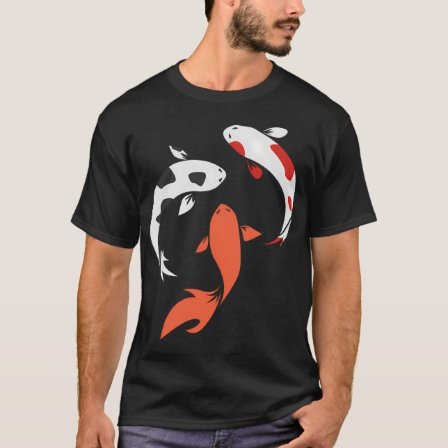 T-shirt Couleur de poisson japonaise (Devant)