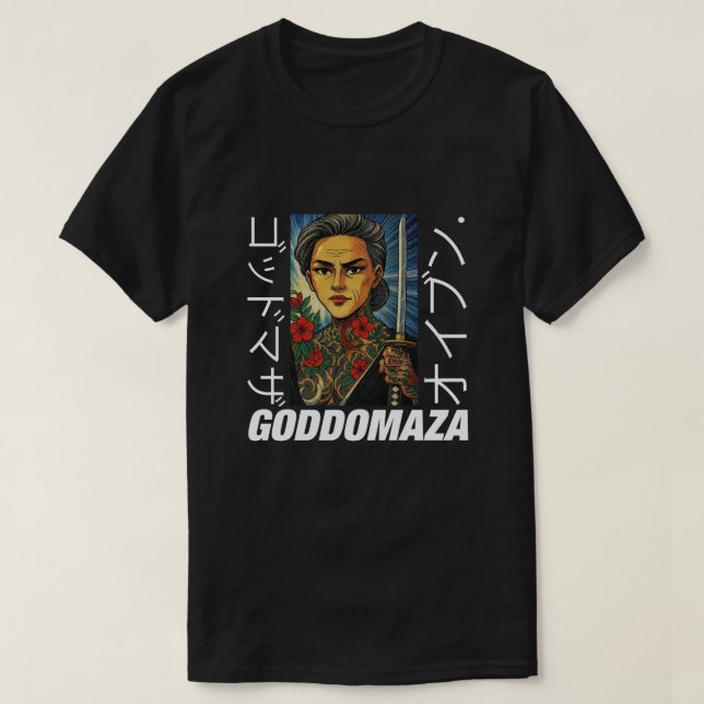 T-SHIRT COULEUR DE TÊTE MOMOKO AVEC YAKUZA RÈGLES HOMMES N (Design devant)
