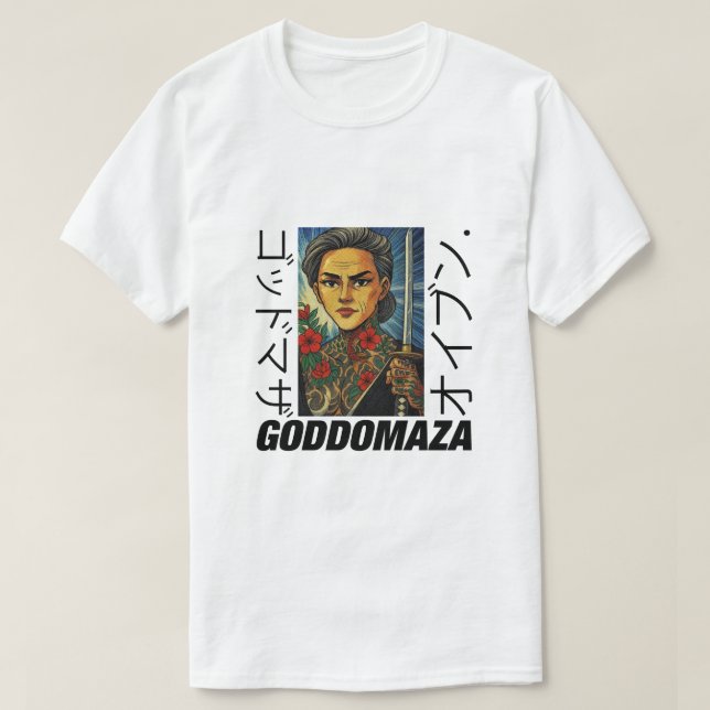 T-SHIRT COULEUR DE TÊTE MOMOKO AVEC YAKUZA TATS HOMMES BLA (Design devant)