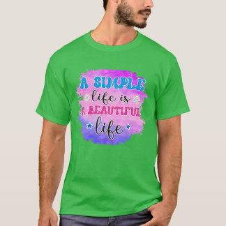 T-shirt Couleur d'eau 2