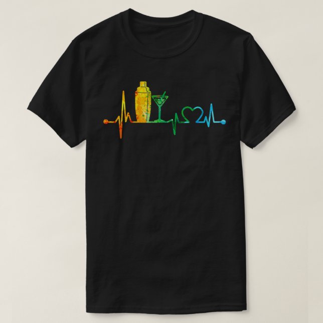 T-SHIRT COULEUR D'EAU DE BANDE DE BANDE (Design devant)