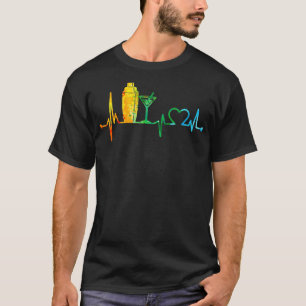 T-SHIRT COULEUR D'EAU DE BANDE DE BANDE