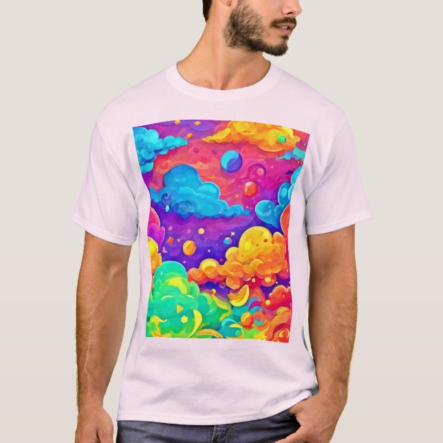 T-shirt Couleur du dessin (Devant)