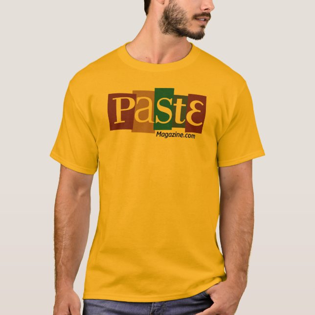 T-shirt Couleur d'URL de logo de bloc de pâte (Devant)