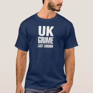 T-shirt Couleur est de blanc de Londres de crasse