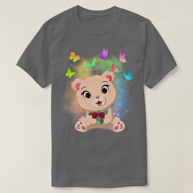 T-shirt Couleur et papillons Colorf (Design devant)