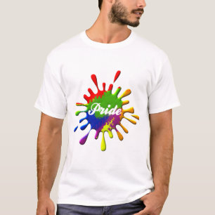 T-shirt Couleur gay pride arc-en-ciel