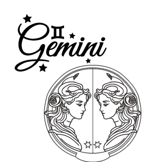 T-shirt Couleur "Gemini" (Créateur téléchargé)