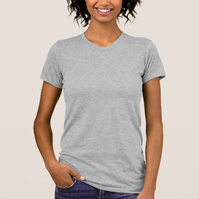 T-shirt couleur gris clair (Devant)