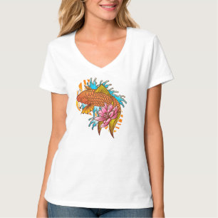T-shirt couleur Koi Goldfish