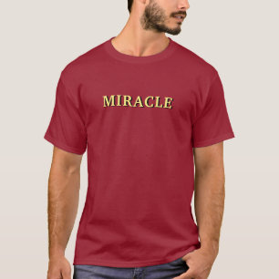 T-shirt couleur marron MIRACLE usure personnalisab
