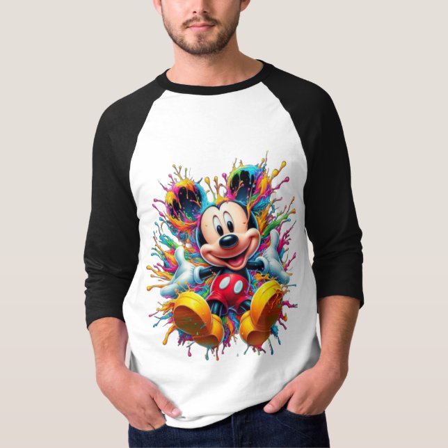 T-SHIRT COULEUR MIKKE MUSSS (Devant)