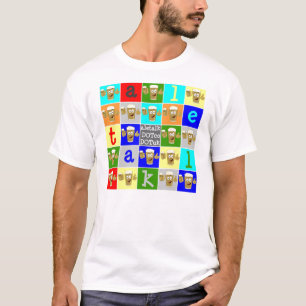 T-shirt couleur multi t d'URL d'aletalk
