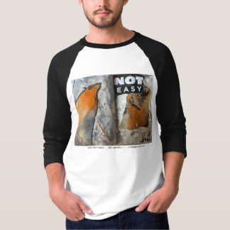 T-Shirt COULEUR : NOIR TITRE : 'PAS FACILE'