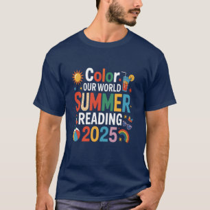 T-shirt Couleur Notre Monde Été 2025 Lire Créativité