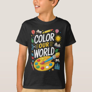 T-shirt Couleur Notre Monde Lecture Été 2025 Art Peinture 