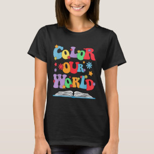 T-shirt Couleur Notre Monde Lecture Été 2025 Créativité En