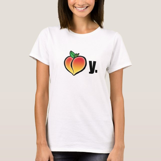 T-shirt Couleur pêche (Devant)