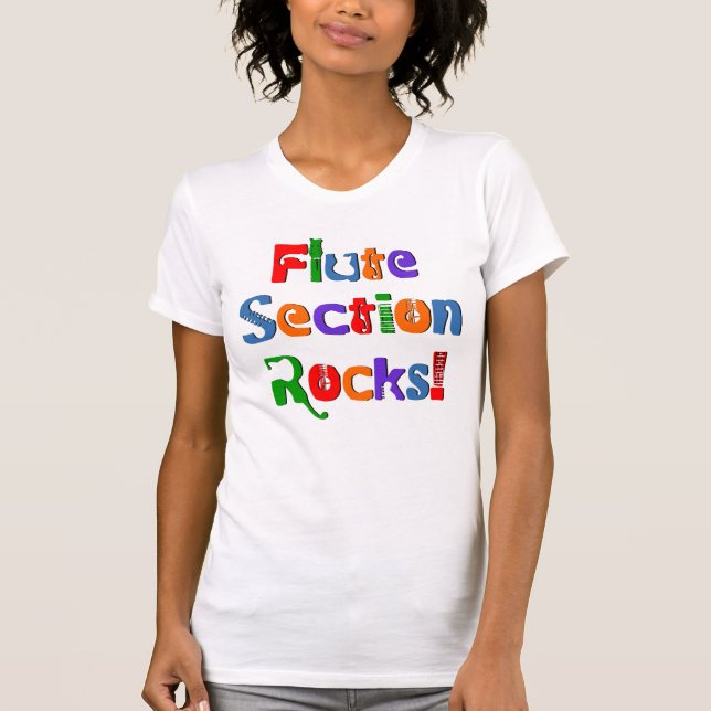 T-shirt Couleur Roches de section de fluide (Devant)
