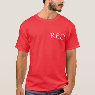 T-shirt Couleur rouge