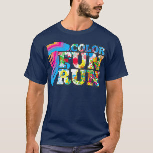 T-shirt Couleur Run Kids School Collecte de fonds Course a