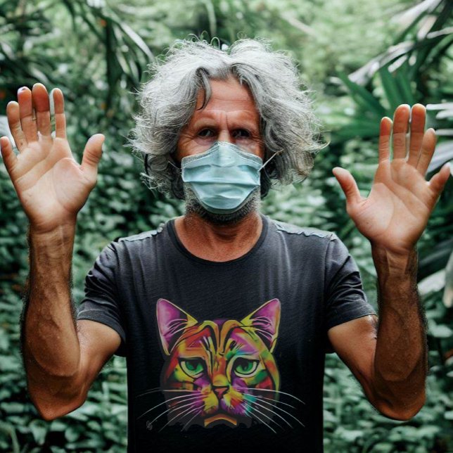 T-shirt couleur Sad Kitty (Créateur téléchargé)