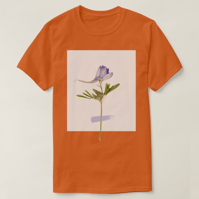 T-shirt Couleur Terre Neutre Feuille Abstraite Illustratio (Design devant)