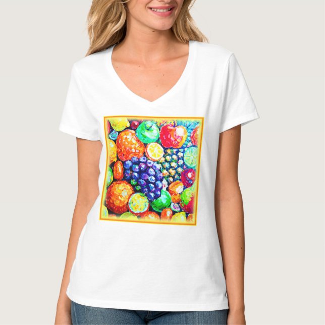 T-shirt Couleur vibrante des fruits. Commandez dès mainten (Devant)