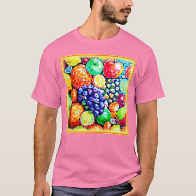 T-shirt Couleur vibrante des fruits. Commandez dès mainten (Devant)