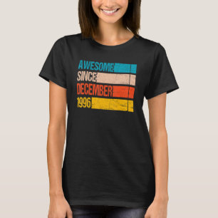 T-shirt Couleur vintage Bande Magnifique Depuis Décembre 1