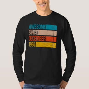 T-shirt Couleur vintage Bande Magnifique Depuis Décembre 1
