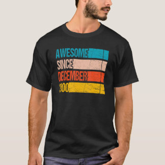 T-shirt Couleur vintage Bande Magnifique Depuis Décembre 2