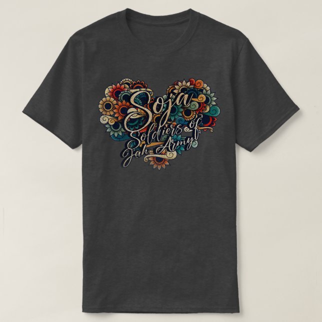 T-shirt COULEUR VINTAGE Soja VIGNETTE (Design devant)