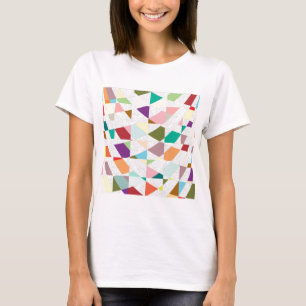 T-shirt Couleurs Abstraites Damask