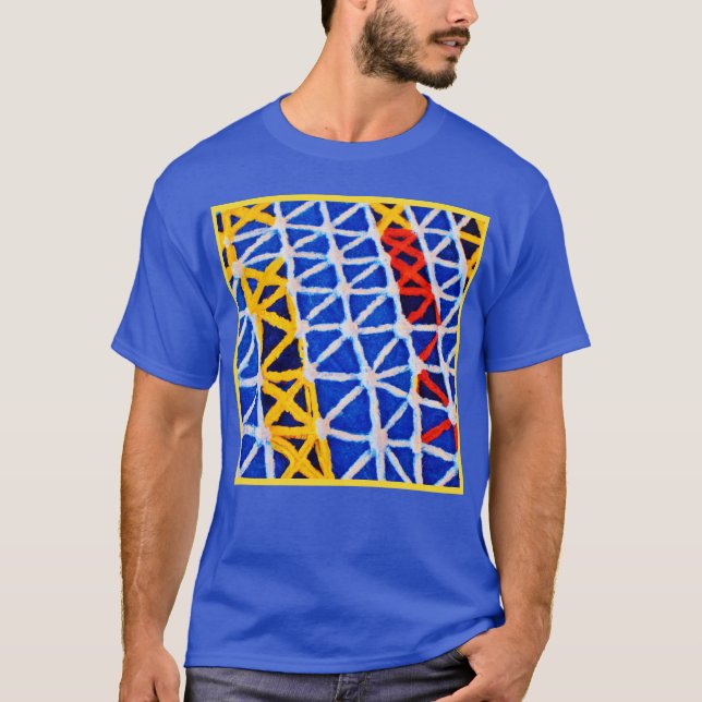 T-shirt Couleurs Abstraites vives (Devant)