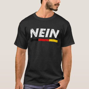 T-shirt Couleurs allemandes de drapeau de Nein