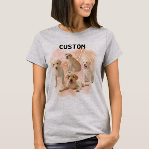 T-shirt Couleurs Confort Bootleg PersonnaliséChat chien an
