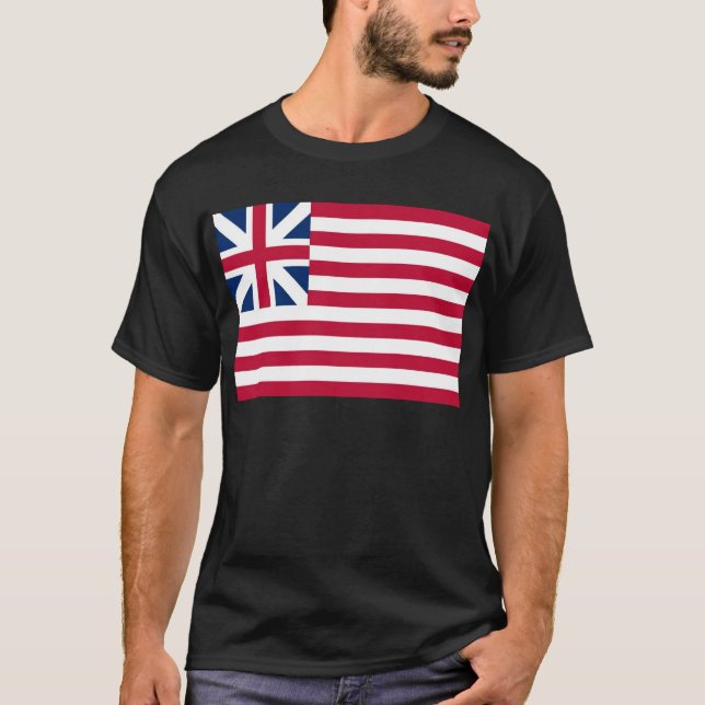 T-shirt Couleurs continentales grandes de drapeau des (Devant)