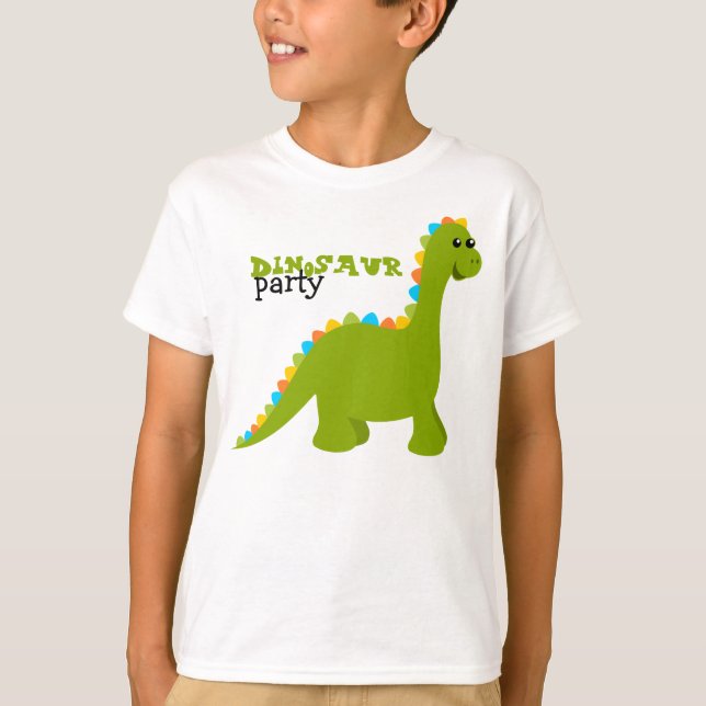 T-shirt Couleurs de bonbons Dino (Devant)
