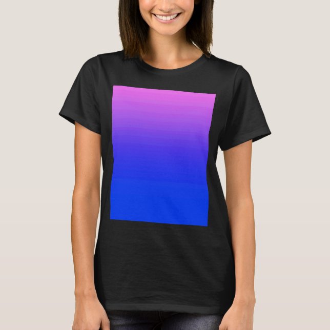 T-shirt Couleurs de fierté bisexuelle (Devant)