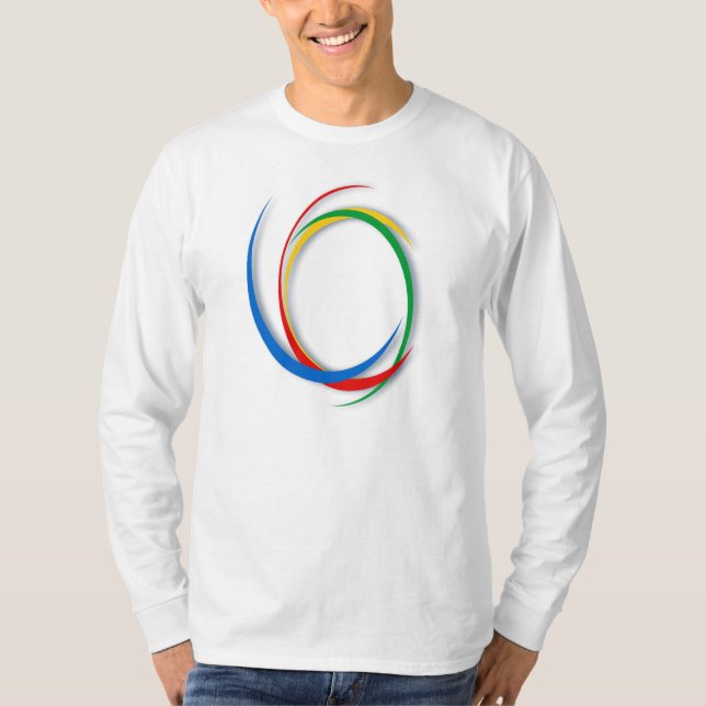 T-shirt Couleurs de Google (Devant)