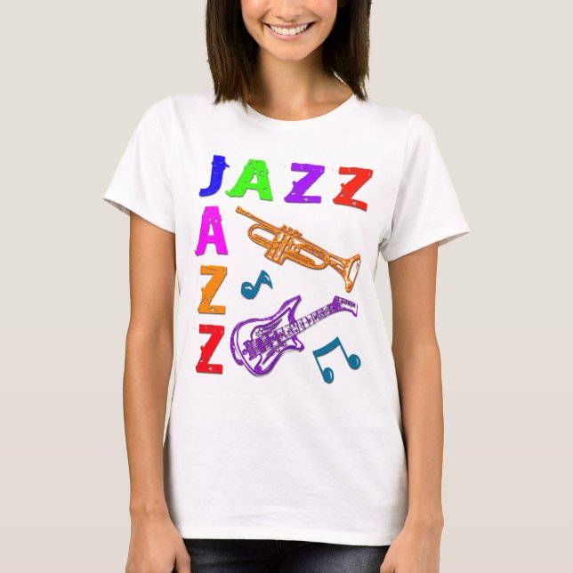 T-SHIRT COULEURS DE JAZZ (Devant)