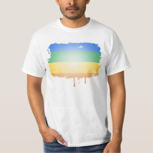 T-shirt COULEURS de la FIERTÉ 3D de LGBT