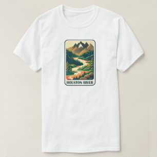 T-shirt Couleurs de la rivière Holston Tennessee