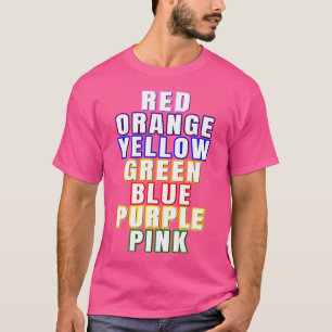 T-shirt Couleurs De L'Arc-En-Ciel Drôle Illusion Roygbiv S