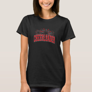 T-shirt Couleurs de l'équipe Cheer Pom pom-pom girl Couleu