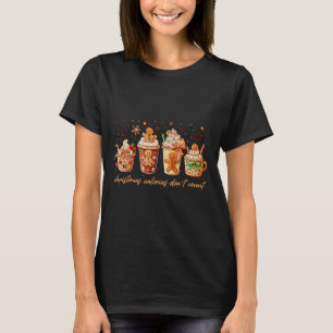 T-shirt Couleurs de Noël Ne Compte Les Hommes en Pain d'Ép