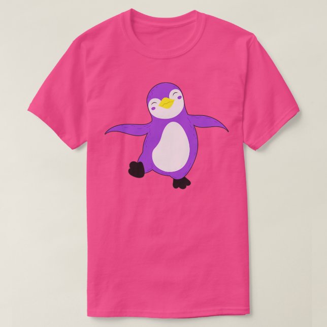 T-shirt Couleurs d'indicateur non binaire Penguin Pride Ag (Design devant)