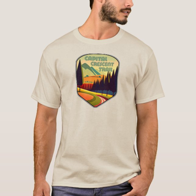 T-shirt Couleurs du Capital Crescent Trail (Devant)