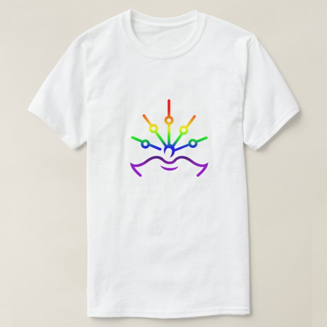 T-shirt Couleurs du drapeau arc-en-ciel gay pride GLBTQ De (Design devant)